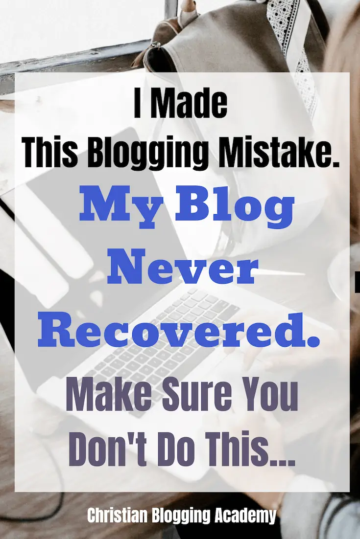 new blogger mistakes not to make