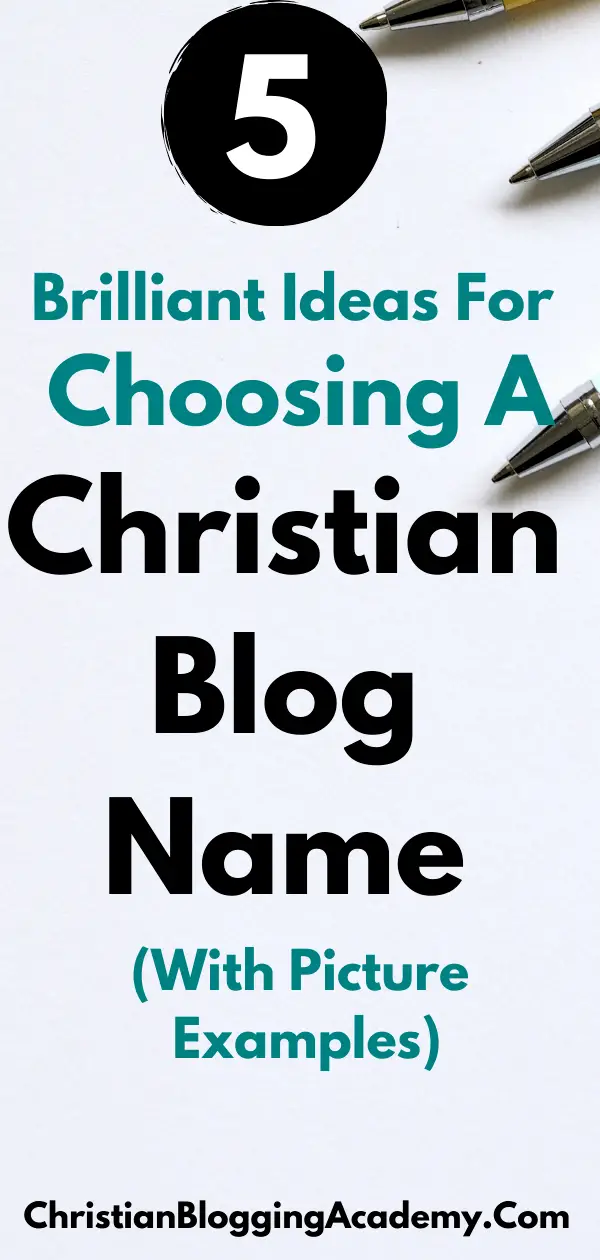 tips of 3 ink pins on white desk 5 brilliant ideas for choosing a Christian blog name 