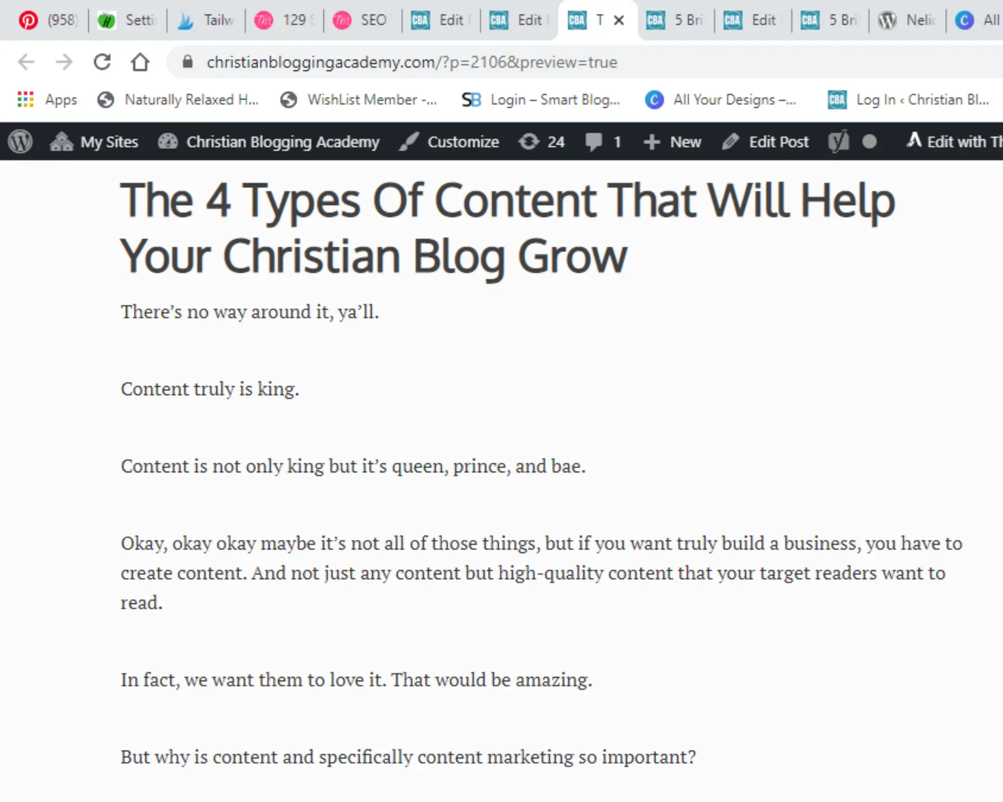 best type of blog content for organic traffic