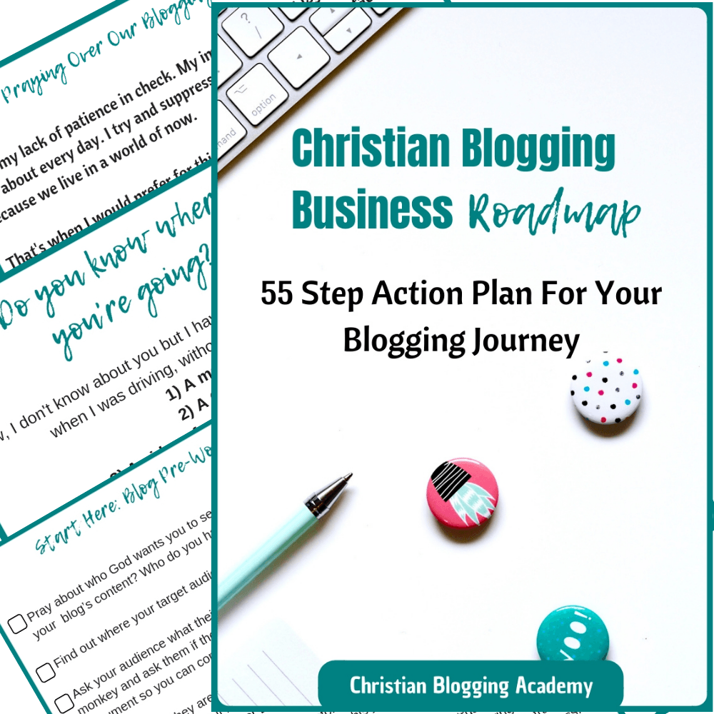 Christian blogging business roadmap freebie