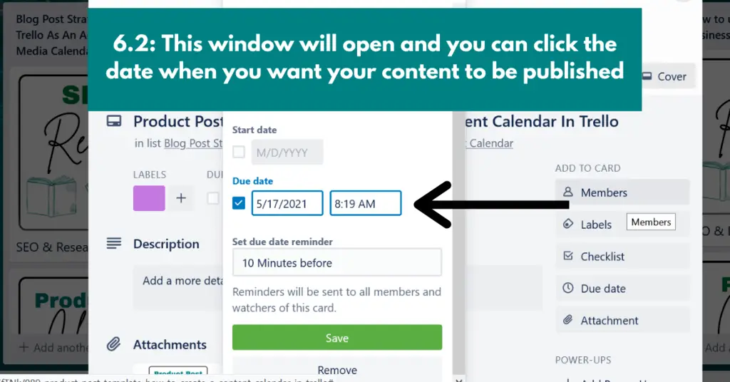 pic of how to create a content calendar for your business