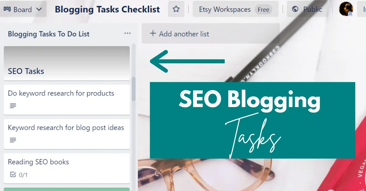 pic of blogging tasks to do from your phone 