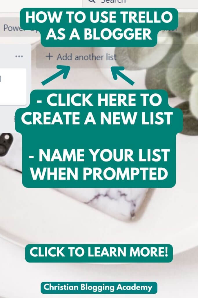 how to create a list in trello 
