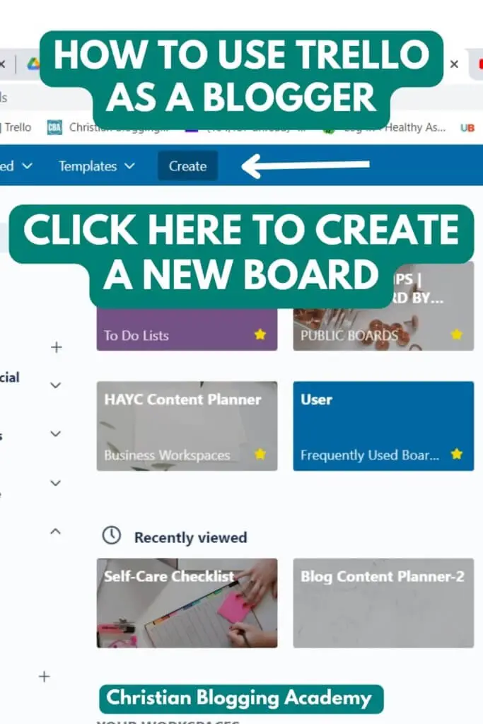 how to create a trello board 