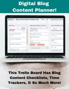 Digital Blog content planner 