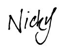 Nicky digital signature for Christian Blogging Academy