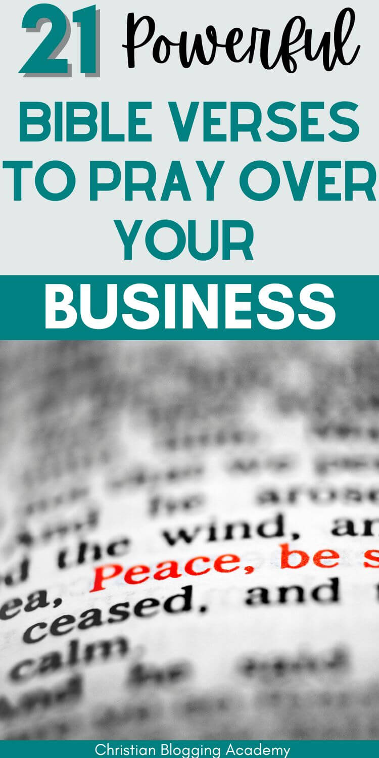 21 Amazing Bible Verses To Pray Over Your Business For Success & Growth ...
